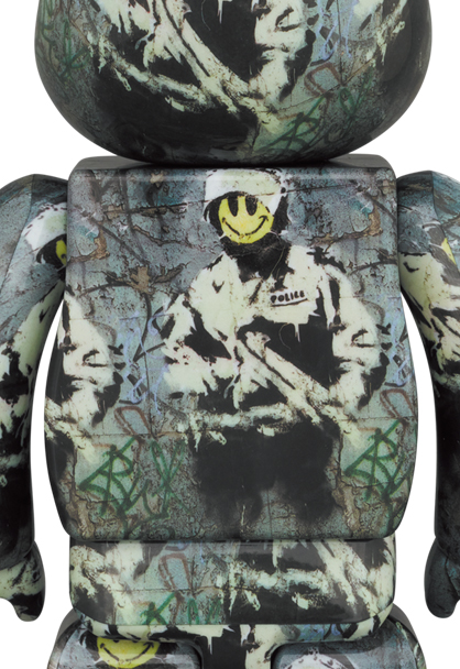 MEDICOM TOY - BE@RBRICK RIOT COP 100％ & 400％