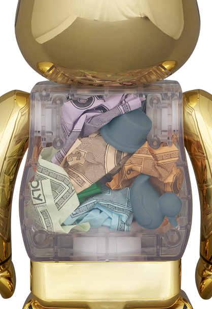 MEDICOM TOY - BE@RBRICK Mr.Monopoly 90th Anniv. Ver. 400％