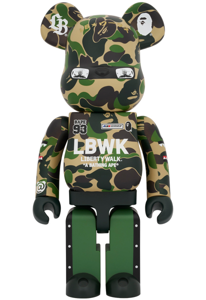 MEDICOM TOY - BE@RBRICK LBWK × BAPE(R) 1000％