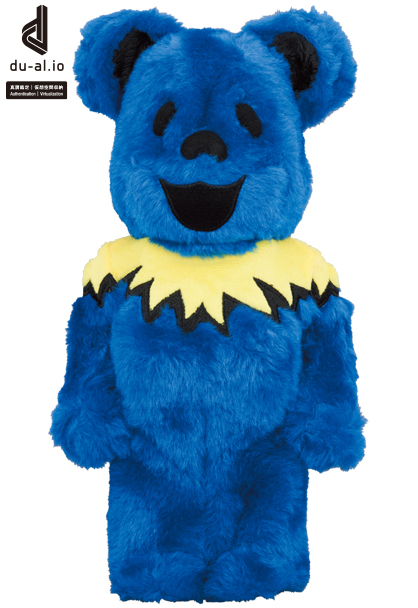 MEDICOM TOY - BE@RBRICK GRATEFUL DEAD DANCING BEARS COSTUME Ver