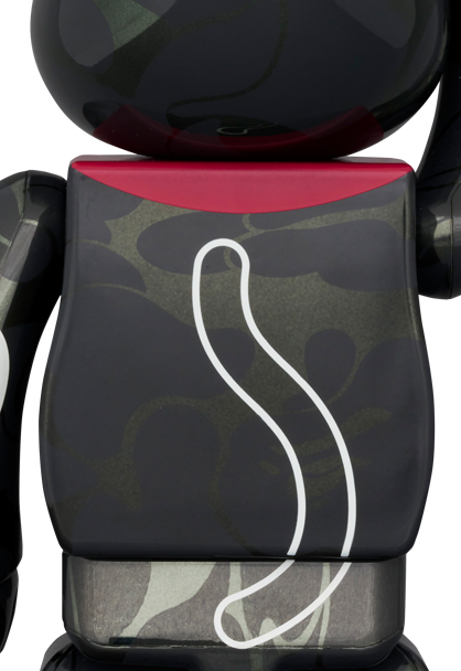 BE@RBRICK BAPE(R) 招き猫 黒メッキ／達磨 白メッキ 100％ & 400％ (4