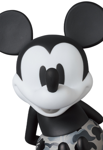 MEDICOM TOY - VCD BAPE(R) MICKEY MOUSE MONOTONE Ver.