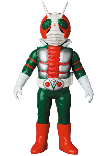 MEDICOM TOY - 仮面ライダーV3 (ビニールマフラー版) (仮面ライダーV3
