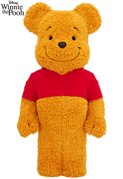 MEDICOM TOY - BE@RBRICK Winnie the Pooh COSTUME Ver.（PILE FABRIC