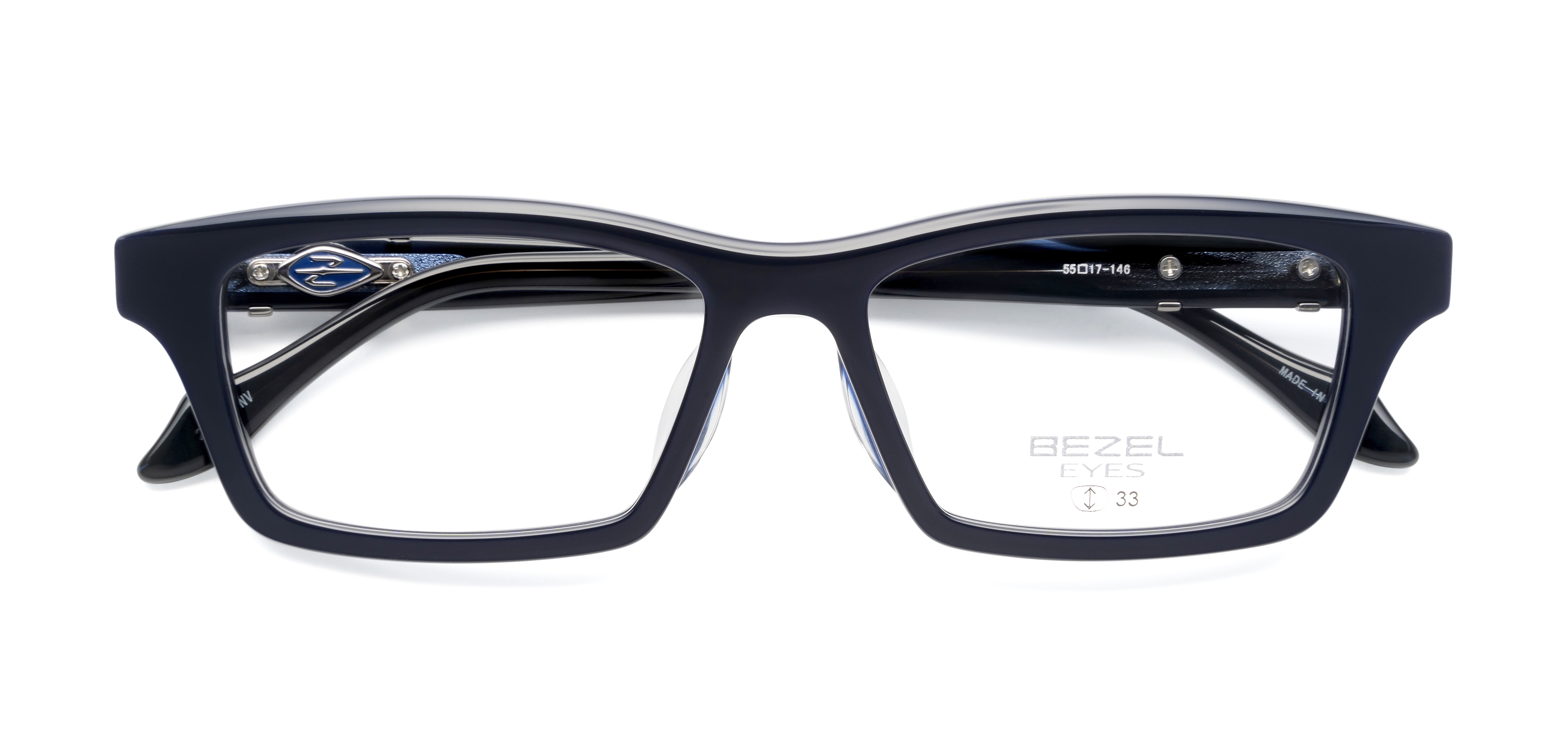 WEB限定SALE]BEZEL EYES BZL-S206(55 ﾈｲﾋﾞｰ): メガネフレーム｜眼鏡