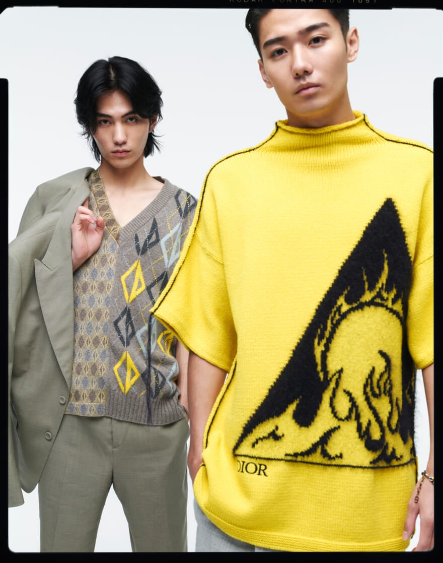 DIOR 新作×修蔵＆響】ディオールのニットとスニーカーで最高の秋を