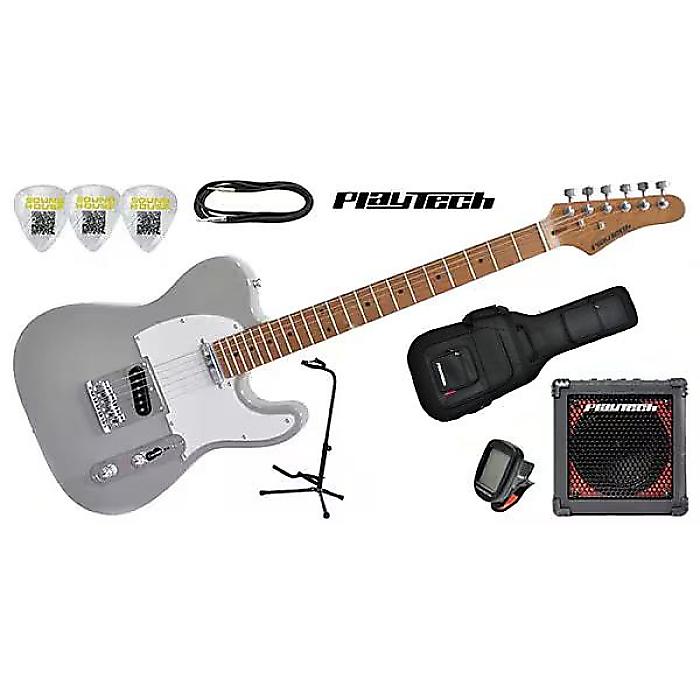 PLAYTECH ( プレイテック ) ／ TL280 ギター入門セット Gray の激安