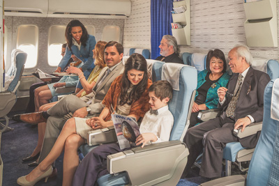 伝説の航空会社パンナム航空の機内を再現したフォトシリーズ「Pan Am