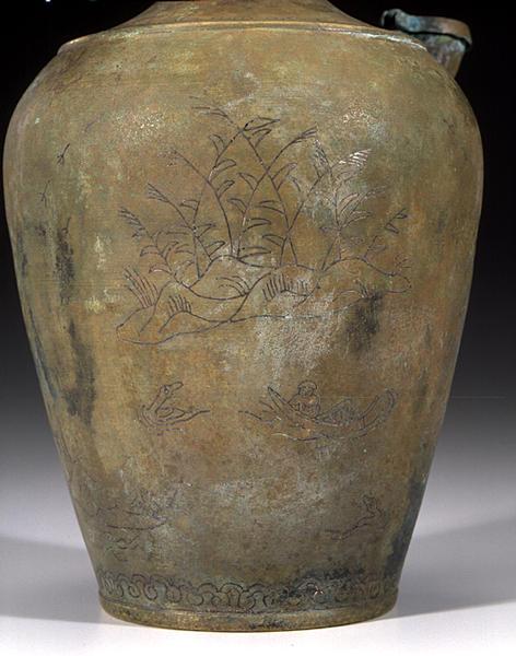 蒲柳水禽文浄瓶 - MIHO MUSEUM