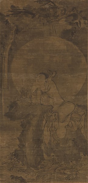 白衣観音図（「牧谿」印） - MIHO MUSEUM