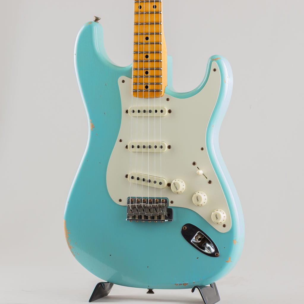 1957 Storatocaster Relic Faded Aged Daphne Blue 2021: エレキギター