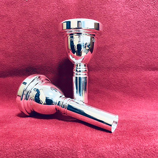 バック ユーフォニアム太管マウスピース 【5G】(Low Brass Center 5G