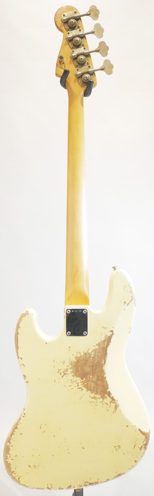 Master Built Series 1962 Jazz Bass Heavy Relic Vintage White by