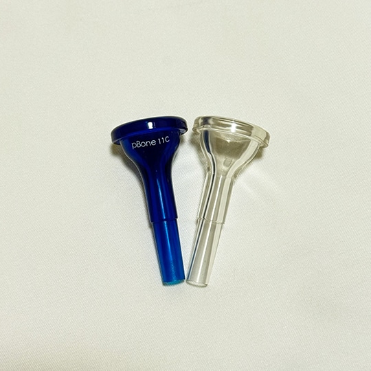 pBone(ピーボーン) プラスチック製トロンボーン (ブルー)(Low Brass