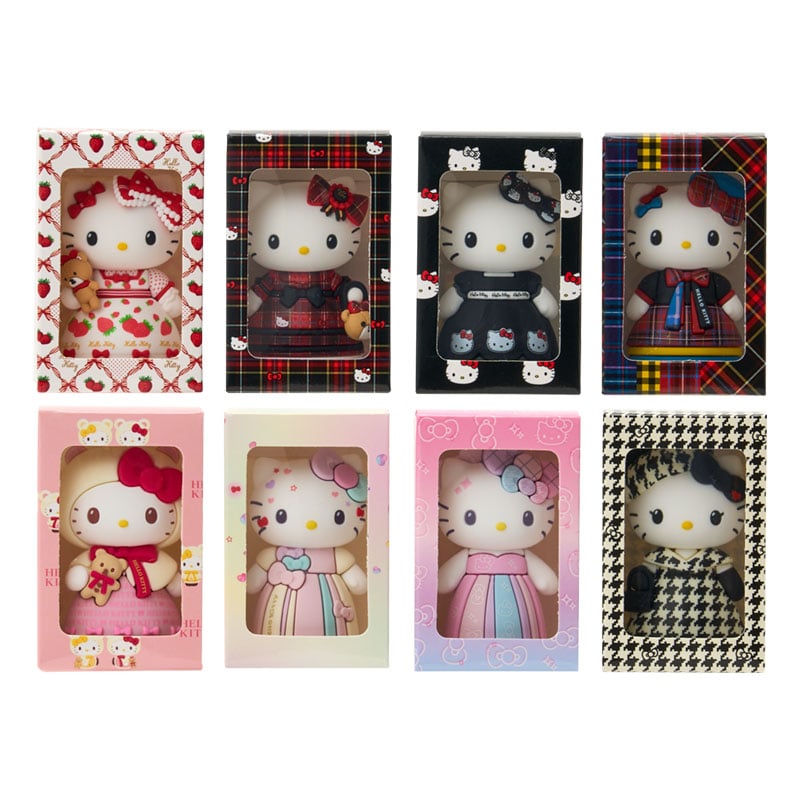 Hello Kitty Birthday Doll Mini Mascot Blind Box (Monochrome Girly