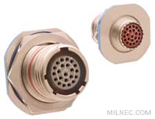 D38999/24 Stainless Steel Jam Nut Receptacle • (TX07) | MILNEC