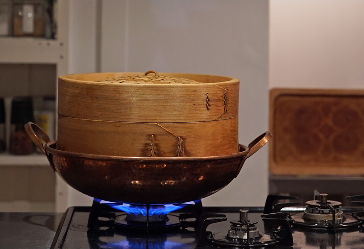 中国 雲南 銅鍋（共手） 34cm ｜ みんげい おくむら （日本と世界の民芸）