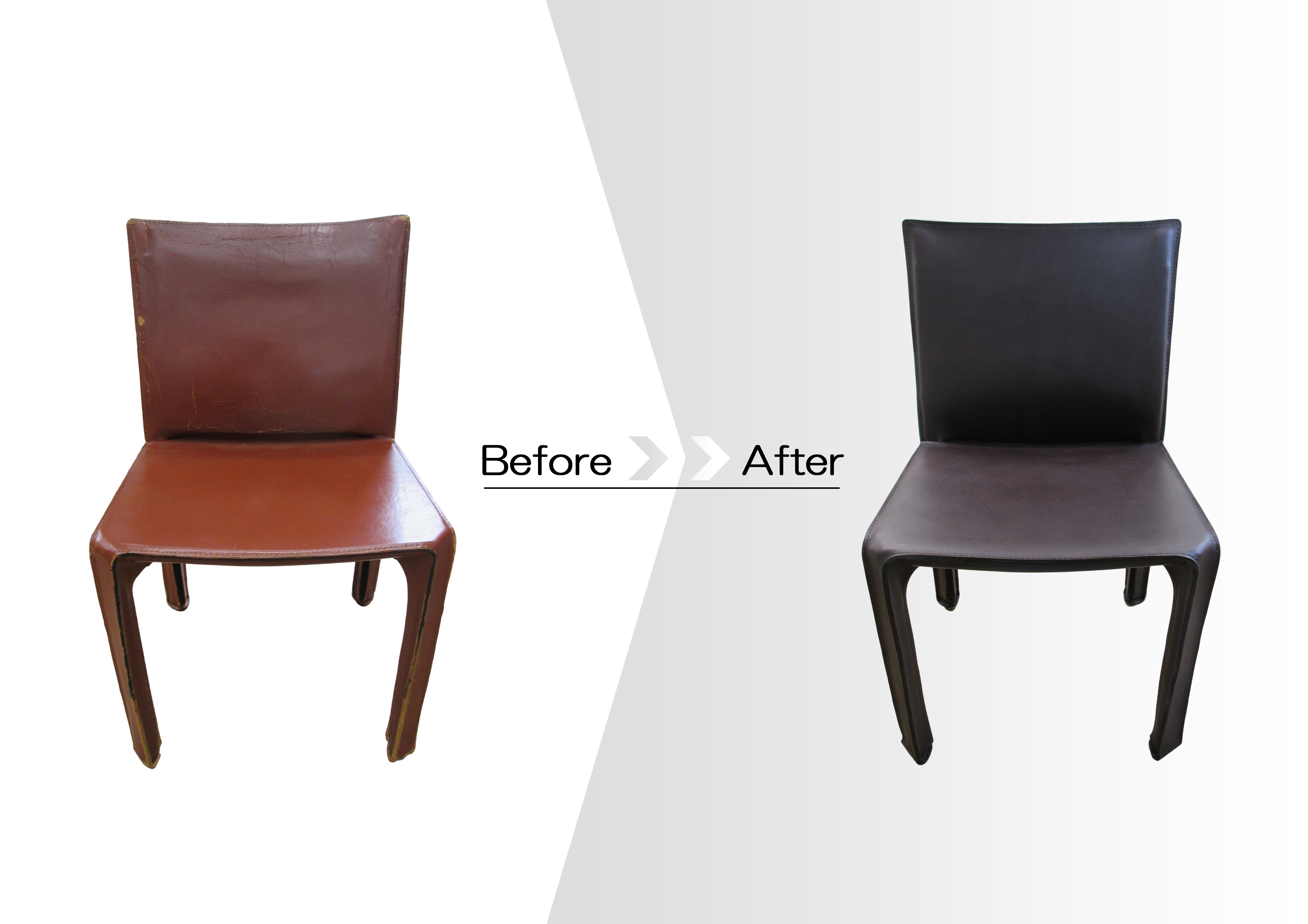 Cassina（カッシーナ）のCAB（キャブ）椅子の張替え 2016年5月