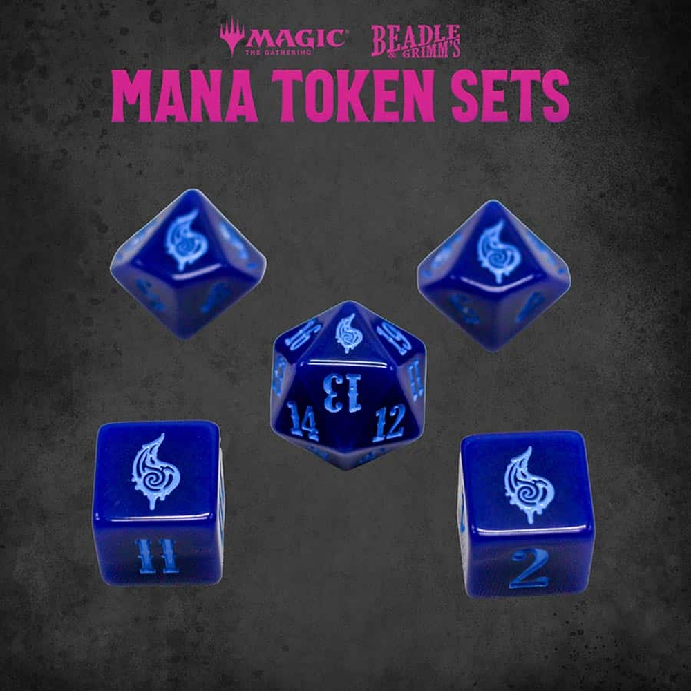 MtG Blue Mana Token Set | Accessories | Miniature Market