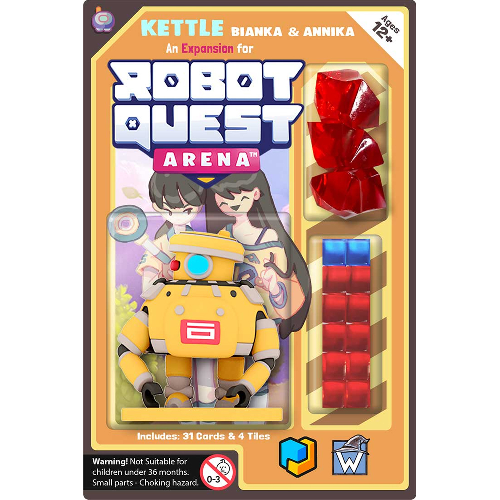 Robot Quest Arena: Kettle Robot Pack Expansion | Board Games