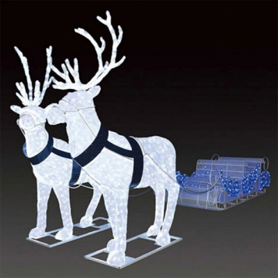 LEDクリスタルグロー トナカイソリ - 店舗用品のミセダス