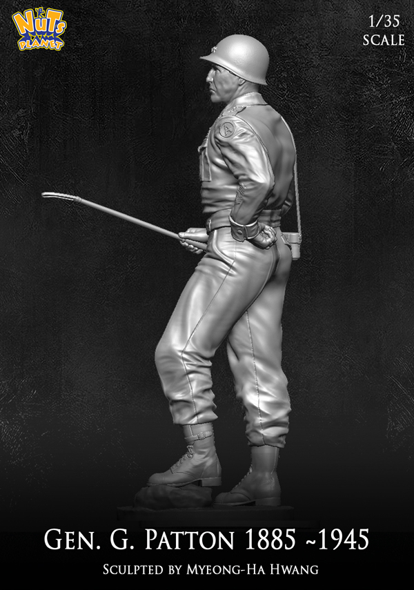 ナッツプラネット[NP-35005]1/35 WWII 米陸軍 G・パットン将軍 - M.S