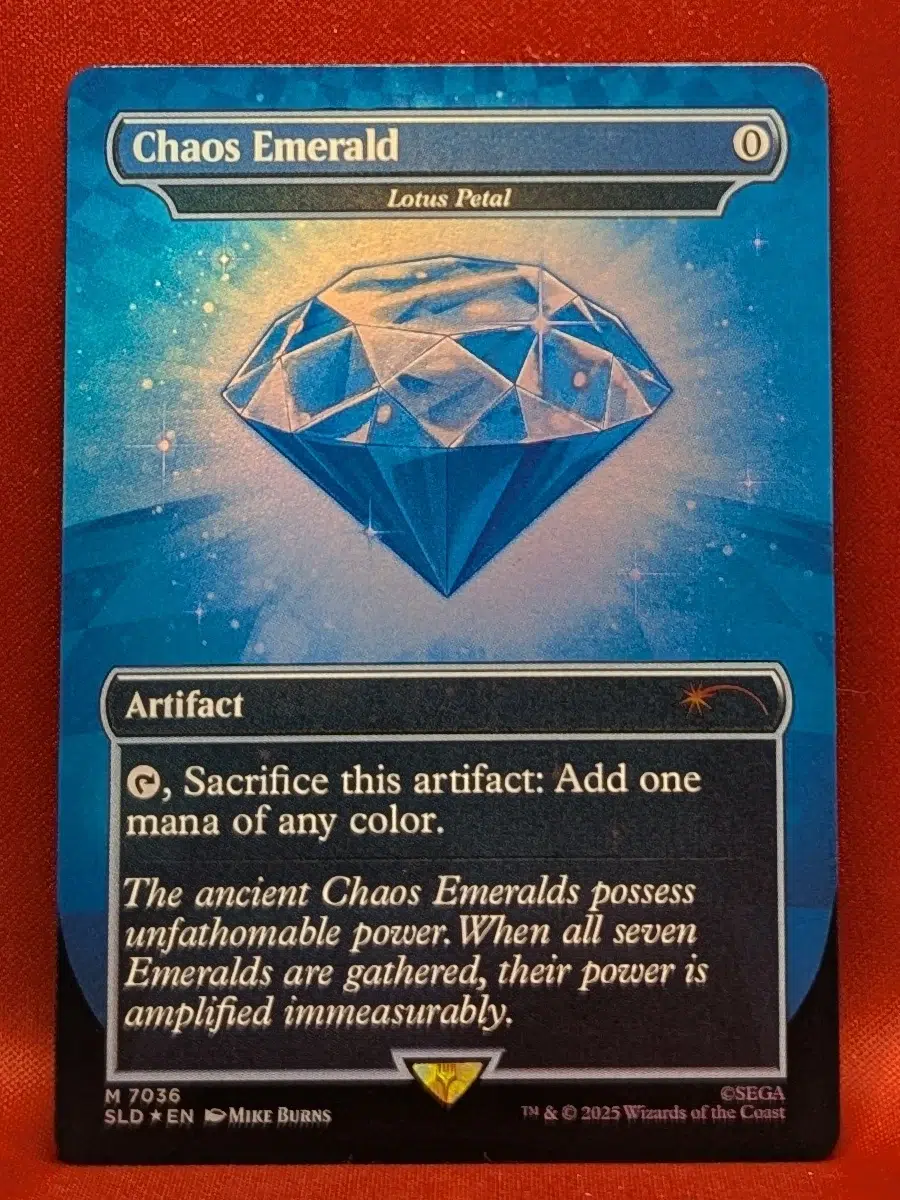 Chaos Emerald Magic the Gathering Proxy