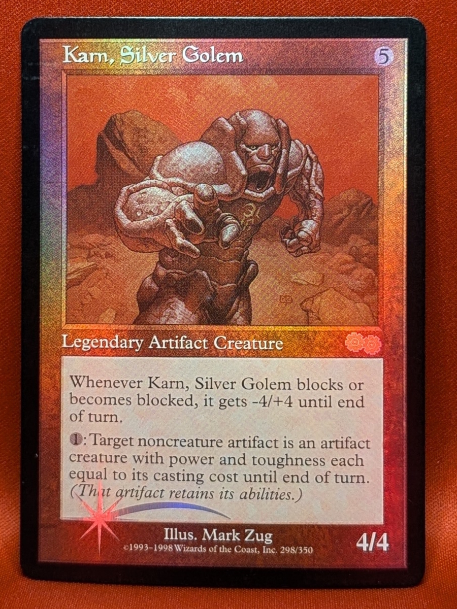 銀のゴーレム、カーン/Karn, Silver Golem(アリーナ)【foil Foil】《銀