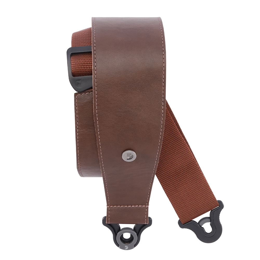 D'Addario | PLANET WAVES Comfort Leather Auto Lock Guitar Strap