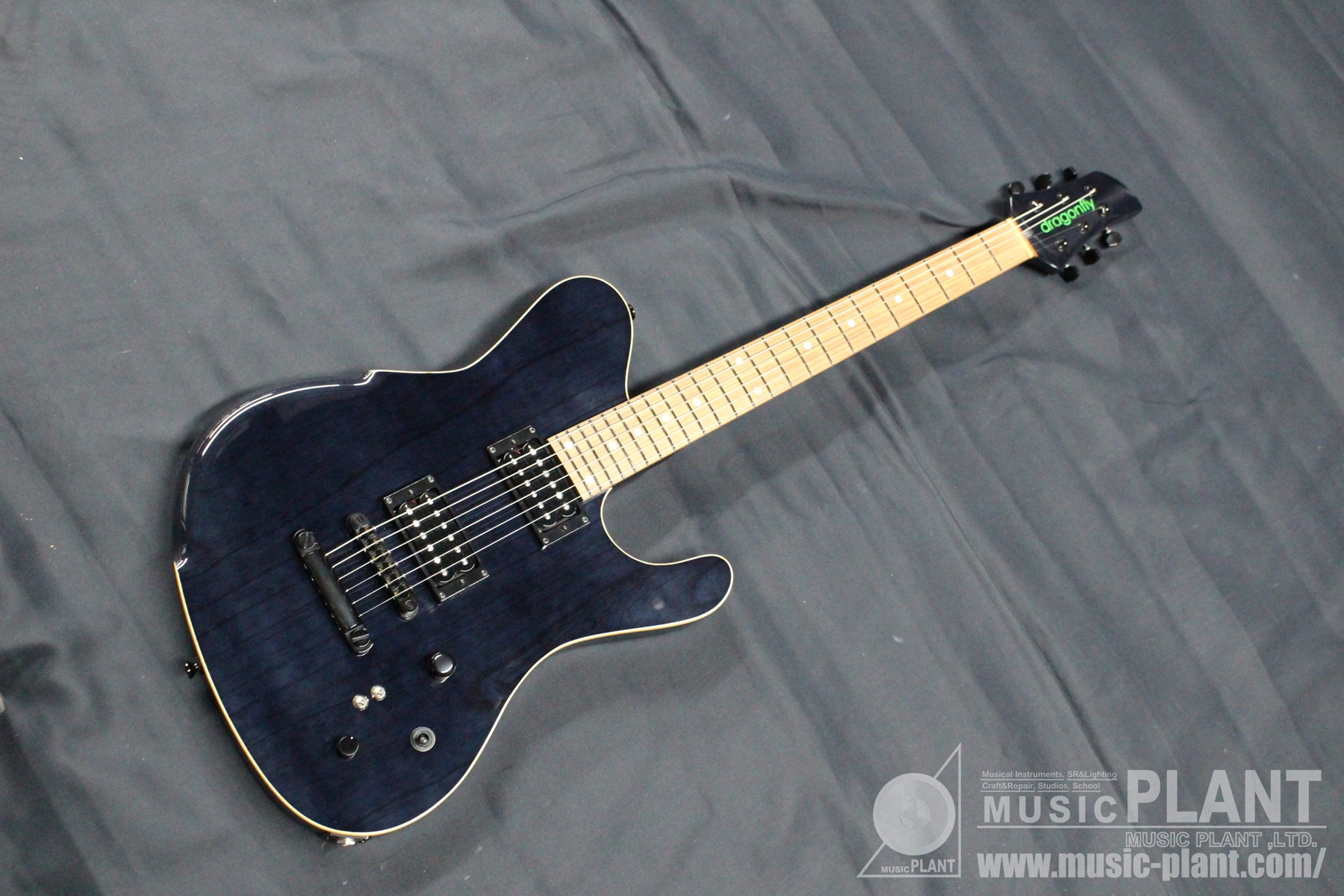 dragonfly エレキギターBORDER 666 HH Trans Black w/Black Hardwear