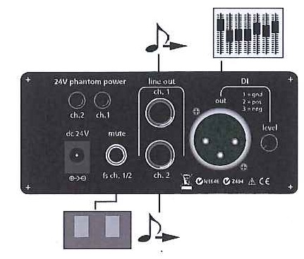 AER pocket toolsシリーズ アコースティックプリアンプDual mix 2新品