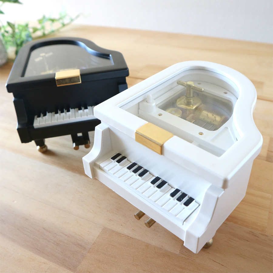18弁】ミニグランドピアノ オルゴール プレゼント 曲選べる ｜株式会社