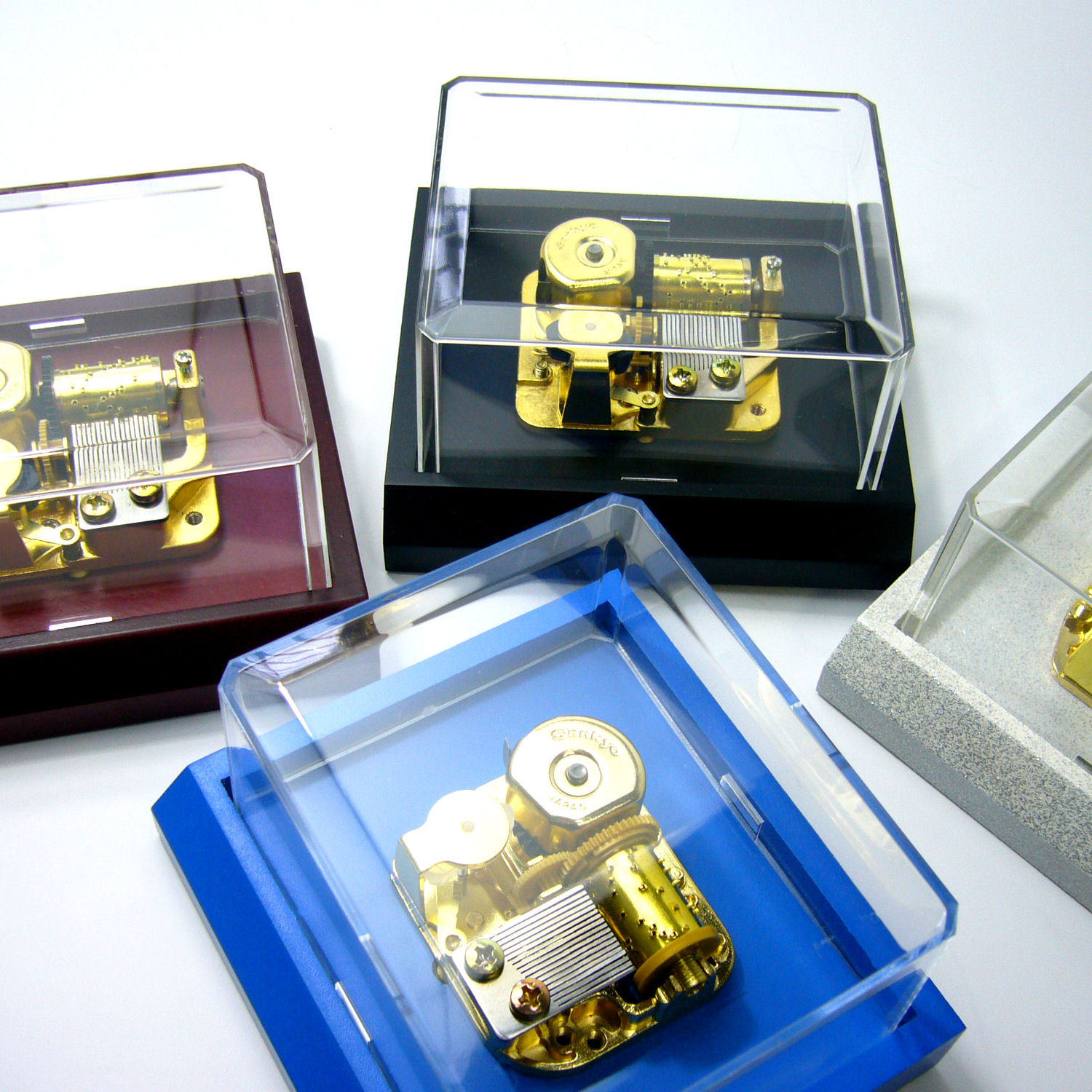 18弁】シースルーケース オルゴール プレゼント シンプル ｜株式会社