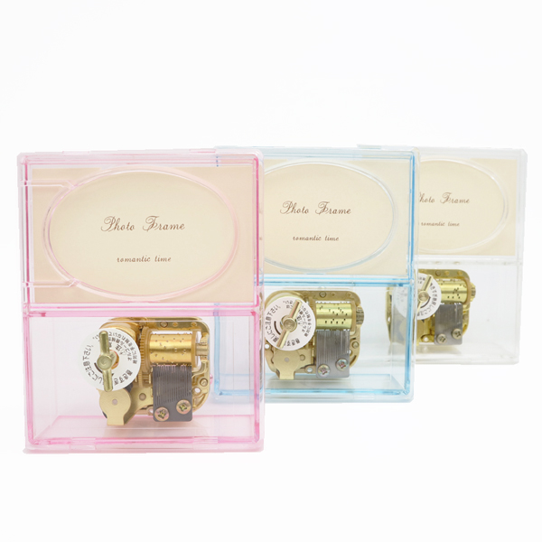 18弁】アクリル フォトフレーム オルゴール かわいい 卒業 ｜株式会社