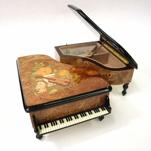 30弁】イタリア象嵌BOX ピアノ EX-196I オルゴール ｜株式会社