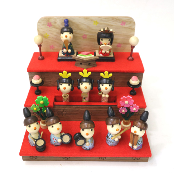 ひなまつり・大 段飾り（18弁既製品）TMH-300 オルゴール ｜株式会社