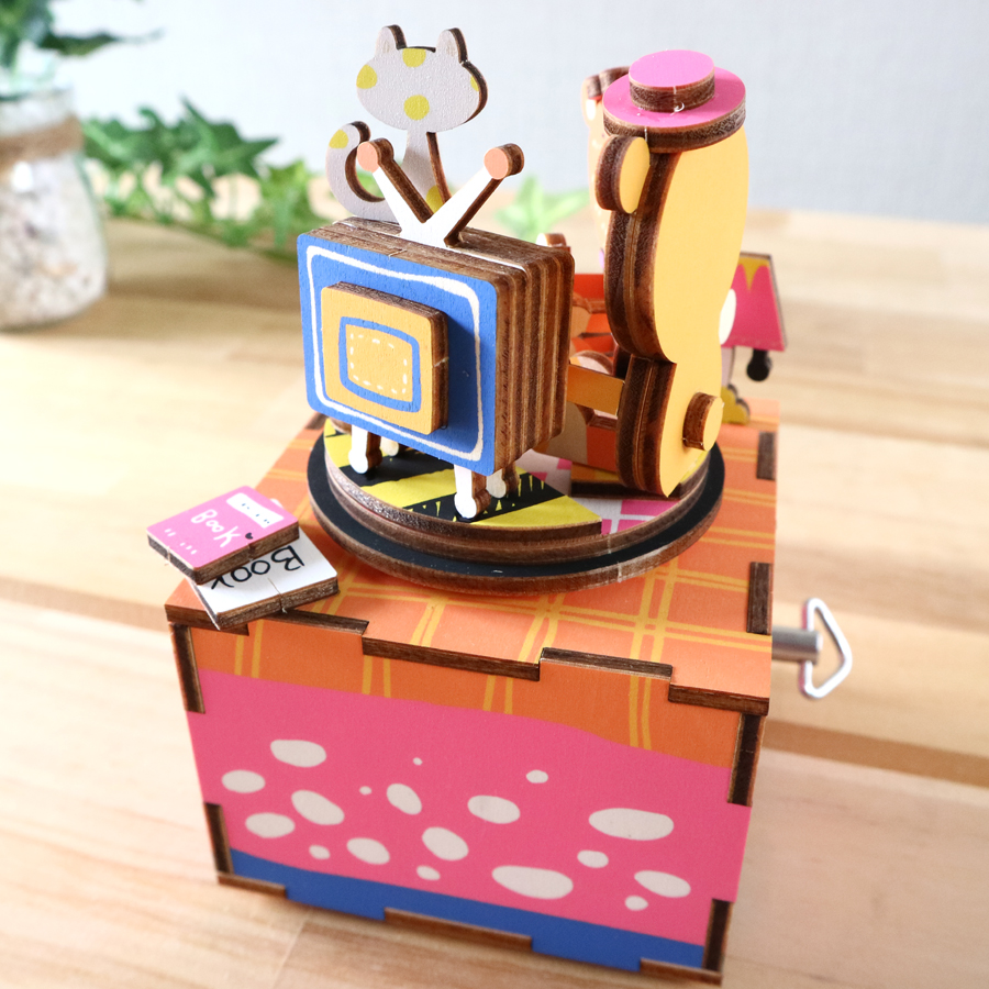 18弁】DIY オルゴール 手作り EA206S おうちでティータイム ｜株式会社