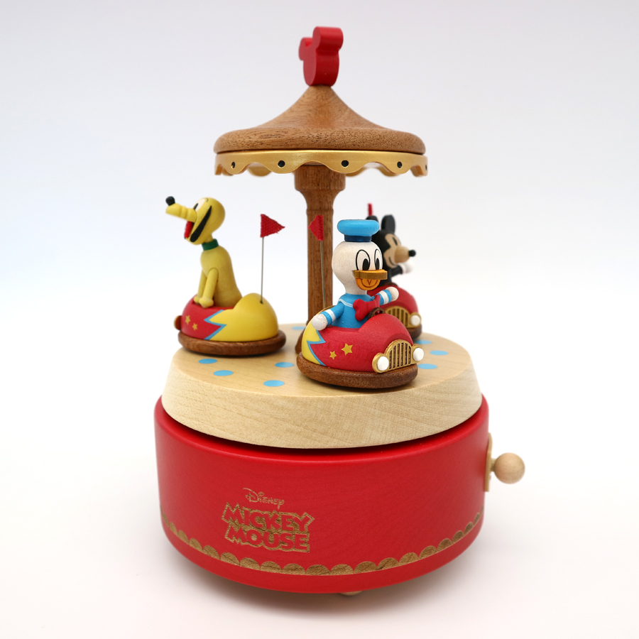 ディズニー 木製 オルゴール【ミッキーの遊園地】既製品 ｜株式会社