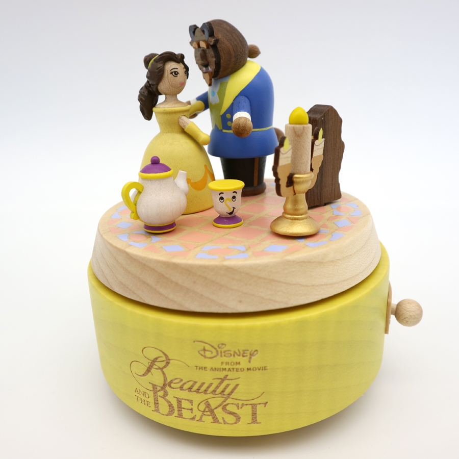 ディズニー 木製 オルゴール【美女と野獣】既製品 ｜株式会社