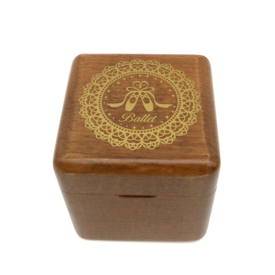 18弁】回転 バレリーナ（ブラウン） オルゴール かわいい ｜株式会社