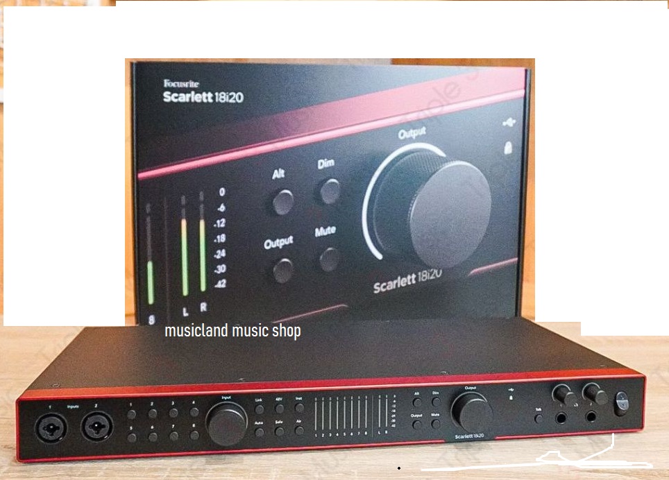 Musicland music shop - Focusrite Scarlett 18i20 4th Gen Audio