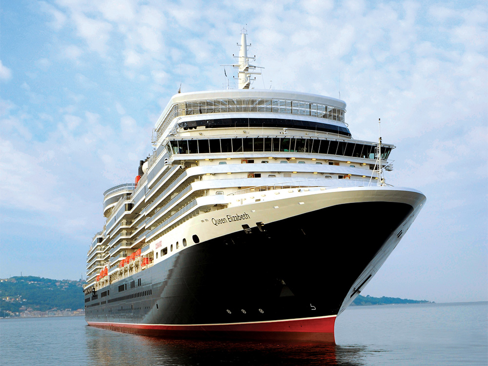憧れの客船の代名詞 「クイーン・エリザベス」で航く 添乗員同行！大