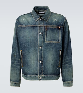 Beaded denim jacket in blue - Undercover | Mytheresa