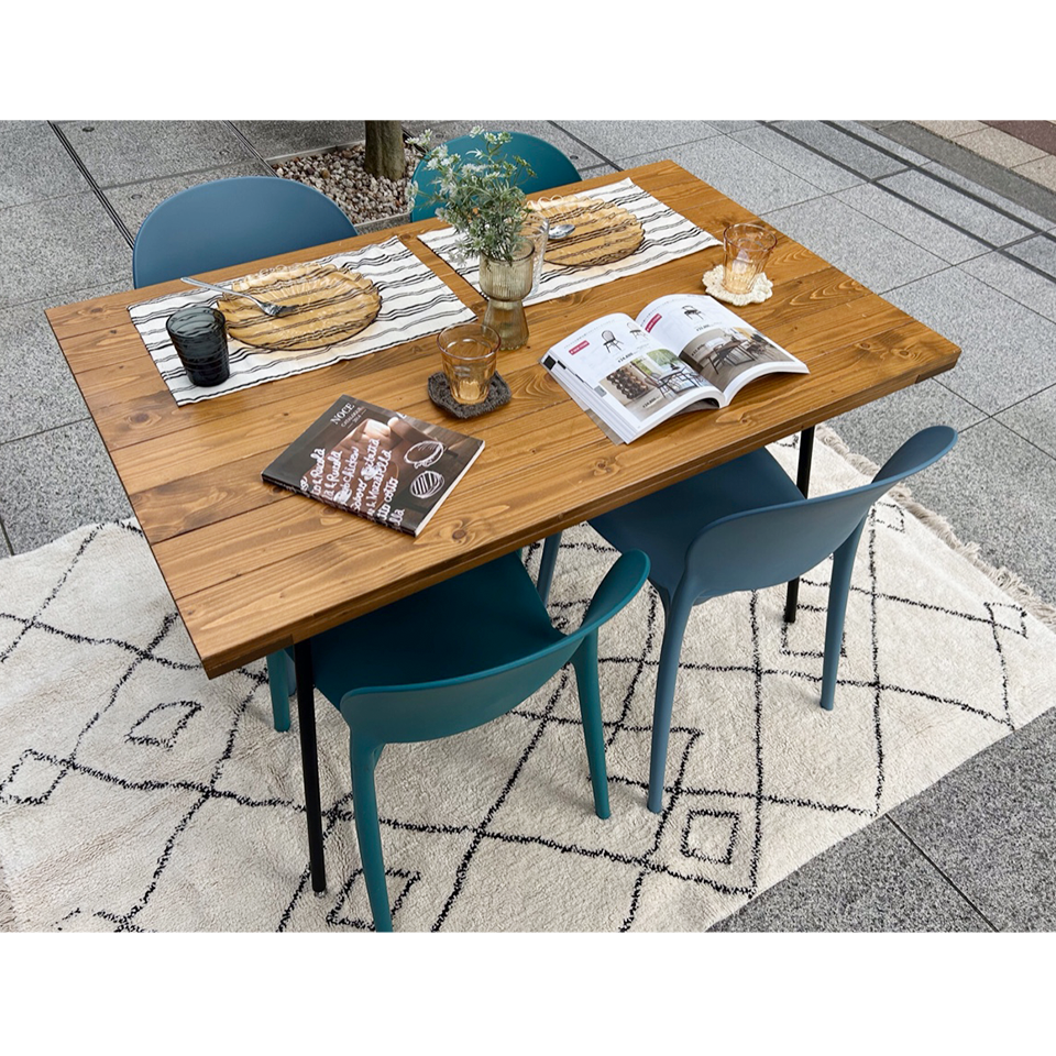 同色2脚組】チェアPP3043【送料無料】ダークグリーン | NOCEノーチェ