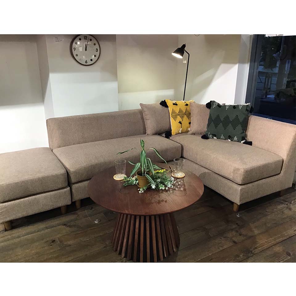 ソファ8041【送料・開梱設置無料】ライトブラウン | NOCEノーチェ 家具