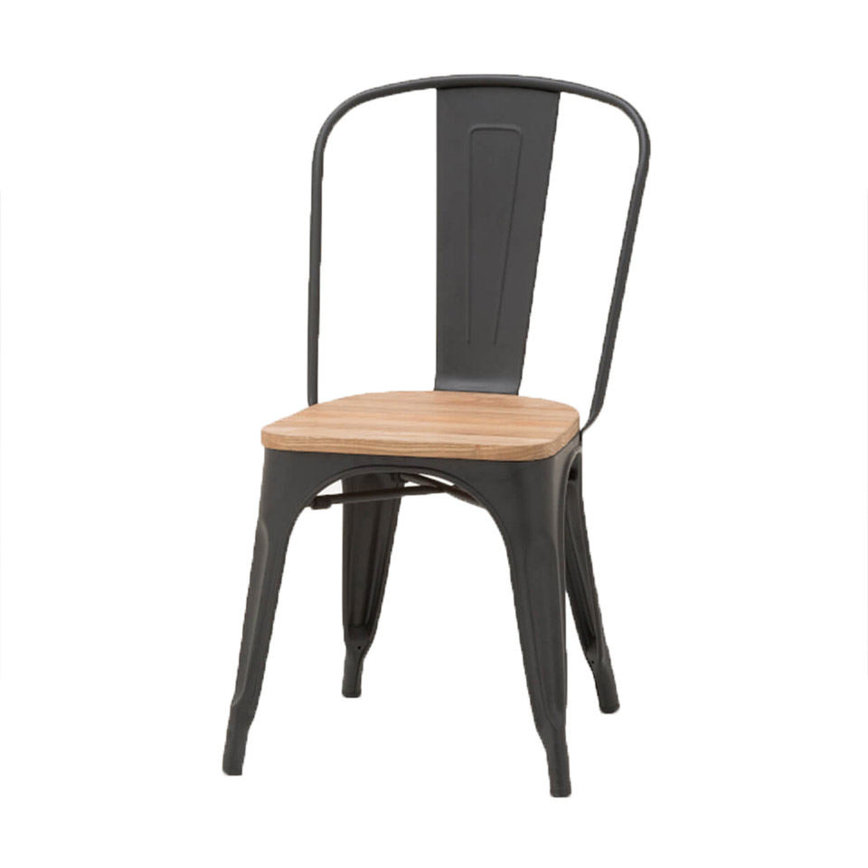 チェアT3534M1【送料無料】 ガルバナイズド/ナチュラル | NOCEノーチェ