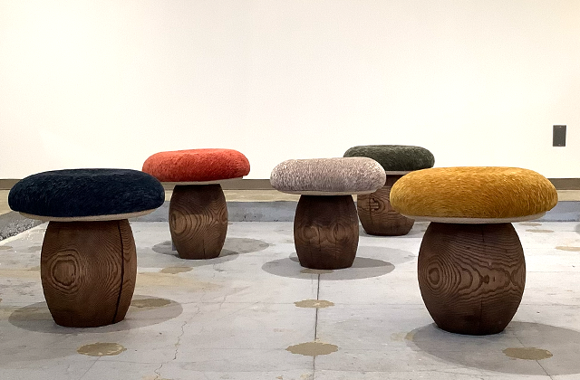 キノコのように愛らしい ― 木の温もりを感じるスツール | NOCEノーチェ