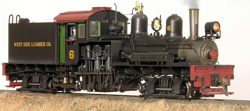 Shay, 2-truck Geared Steam Locomotives for Westside Lumber Co. - NASG