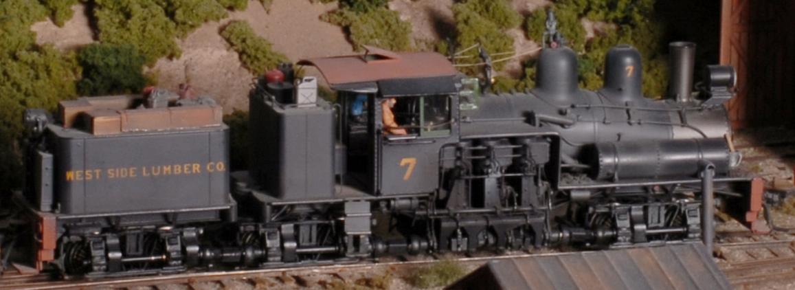 Shay, 3-truck Geared Steam Locomotives for Westside Lumber Co. - NASG