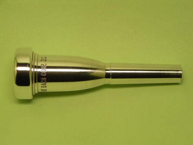 バック（スモールレター） 中古トランペットマウスピース 3Cメガトーン